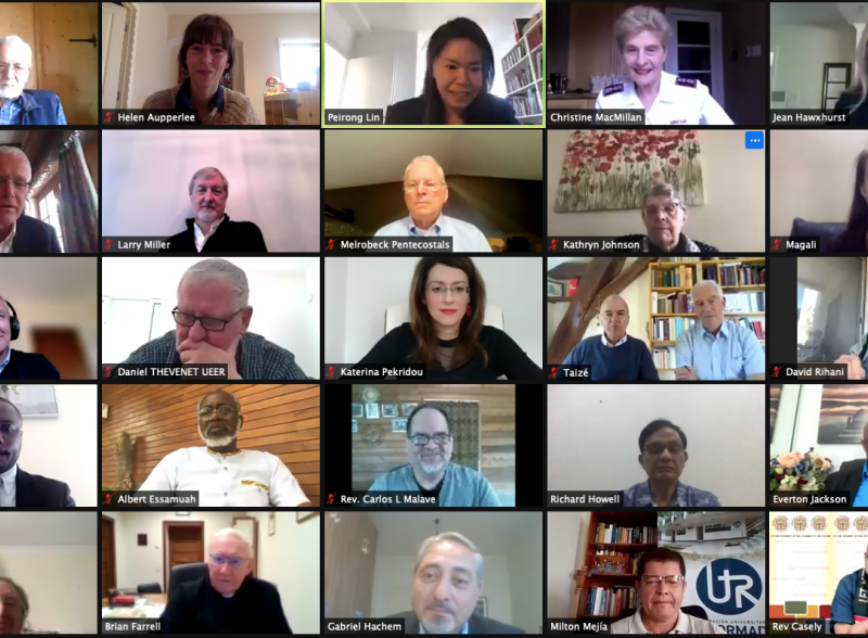 Church leaders on a virtual Reunion and Book Launch about the Bogota gathering